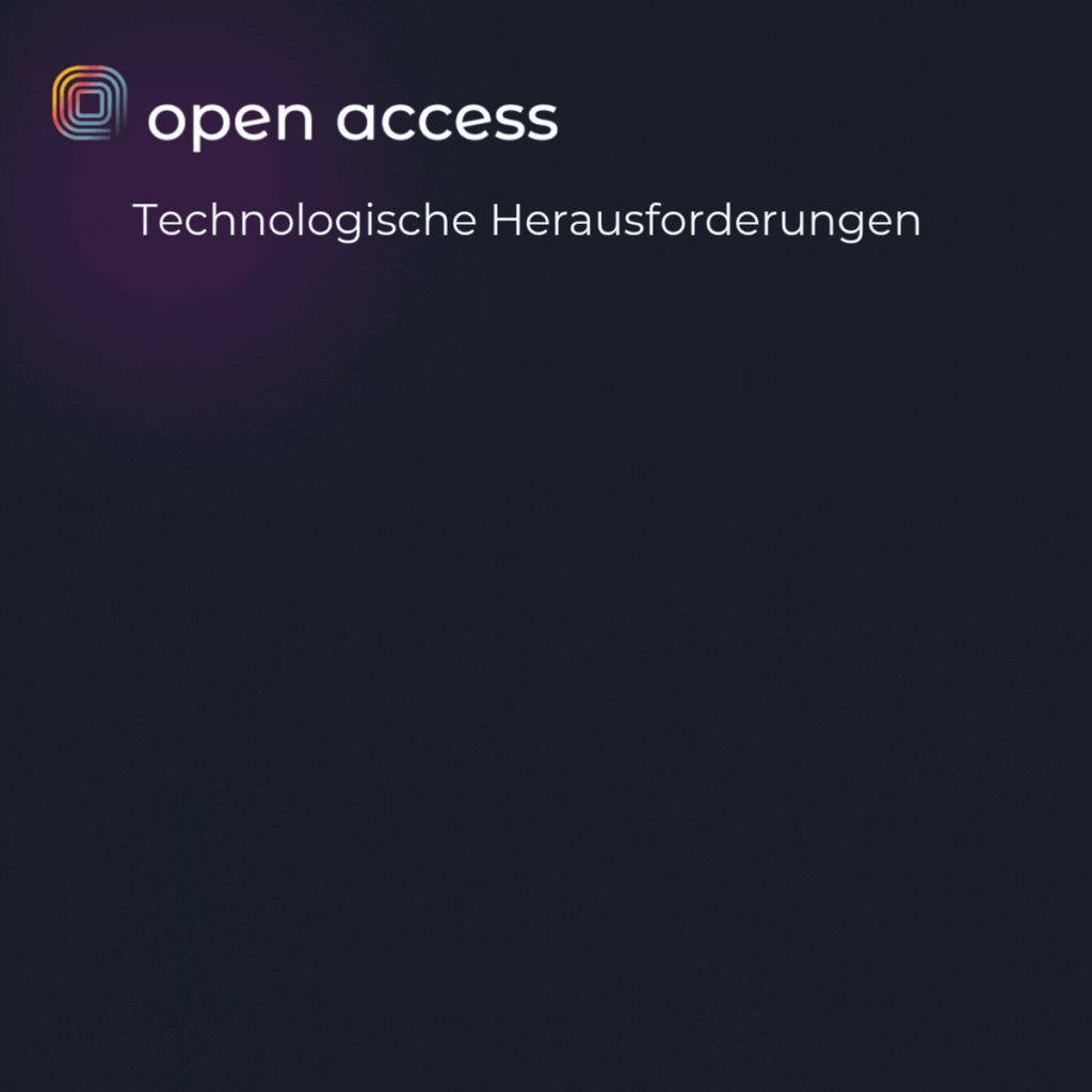 Balkendiagramm mit den technischen Herausforderungen zum Glasfaserausbau